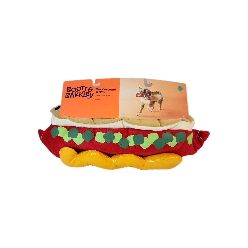 Boots And Barkley Pet Hotdog Costume Size Large